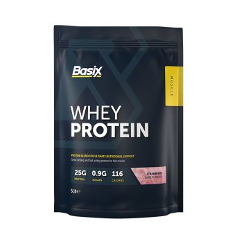 Basix Whey Protein Strawberry Swirl 5lb