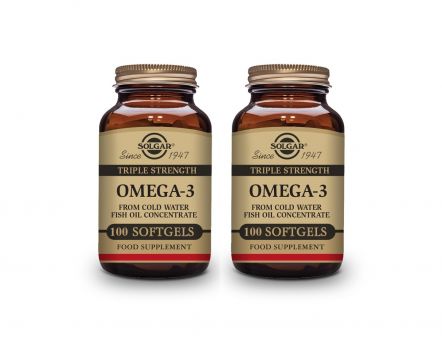 Solgar Triple Strength Omega-3 950 Mg 100 Softgels 1+1 Free