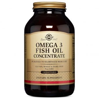 Solgar Omega-3 Fish Oil Concentrate 120 Softgels