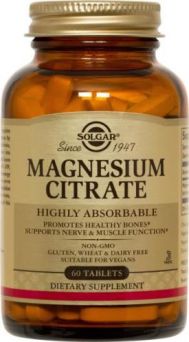 Solgar Magnesium Citrate 60 Tablets