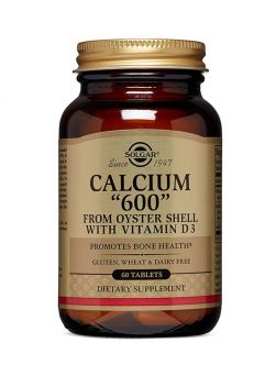 Solgar Calcium '60' (From Oyster Shell With Vitamin D3) 60 Tablets