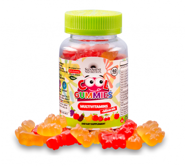 Sunshine Nutrition Cool Gummies Vegan Multivitamins 60 Gummies