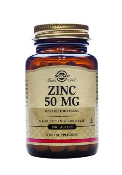 Solgar Zinc 50 Mg 100 Tablets
