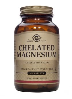 Solgar Chelated Magnesium Tablets - Pack of 100