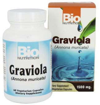 Bio Nutrition Graviola 1500 Mg - 60 Vegetarian Capsules