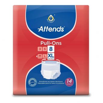 Attends Pull Ons 8 Extra Large (Pack of 14)