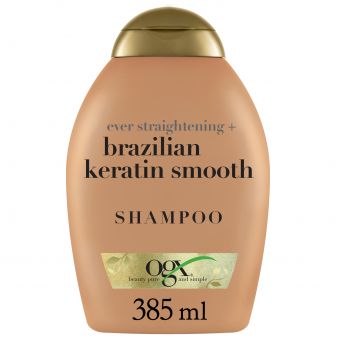 Ogx, Shampoo, Ever Straightening+ Brazilian Keratin Smooth, 385ml