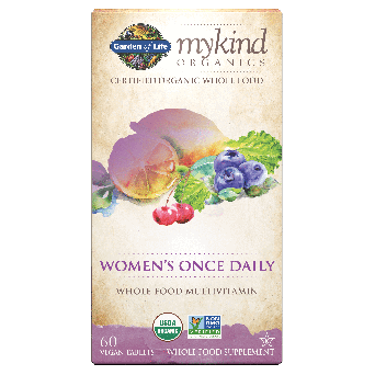 Garden of Life Mykind Organics Women's Once Daily Multi 60 Tablets