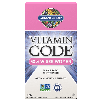 Garden of Life Vitamin Code Women 50 & Wiser Multi - 240 Capsules