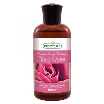 Natures Aid Rose Water Triple Strength 150ml