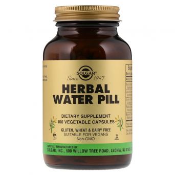 Solgar Herbal Water Pill 100 Vegetable Capsules