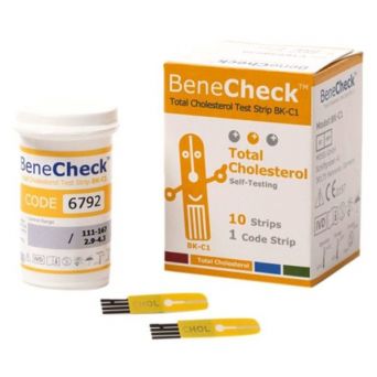 Benecheck Plus Total Cholesterol Test - 10 Strips