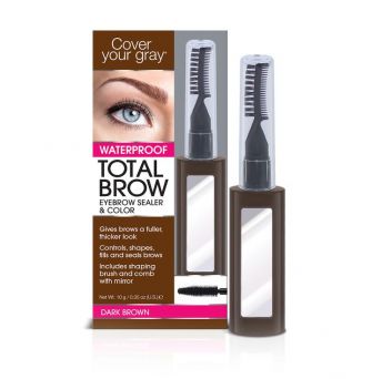 Cover Your Gray Total Brow Eyebrow Sealer-Dark Brown 10gr