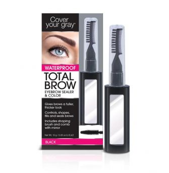 Cover Your Gray Total Brow Eyebrow Sealer - Black 10gr