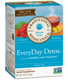 Traditional Medicinals Everyday Detox 16 Teabags