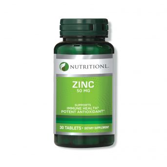 Nutritionl Zinc 50mg 30 Tablets