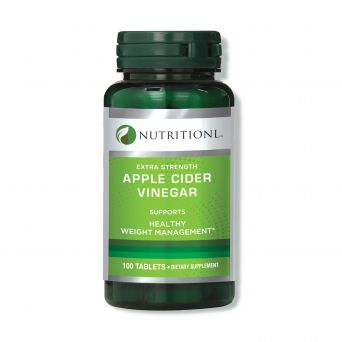 Nutritionl Apple Cider Vinegar Extra Strength 100 Tablets