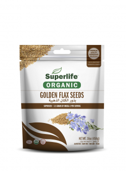 Superlife Golden Flax Seeds 454gr
