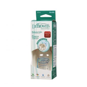 Dr Browns 2oz Glass Baby Bottle