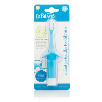 Dr Browns Infant-to-Toddler Toothbrush, Blue