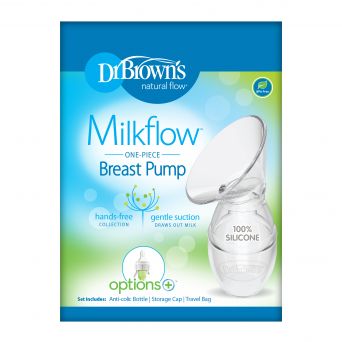 Dr Browns One-Piece Silicone Breast Pump with 120 ml PP Narrow Options+ Bottle