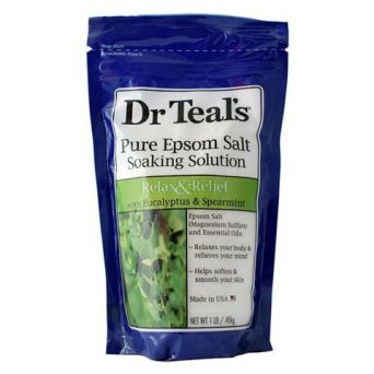 Dr Teal's Epsom Bath Salt Eucalyptus & Spearmint 450gr