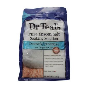 Dr Teal's Epsom Bath Salt Ginger & Clay 1.36kg