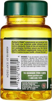 New packaging of Puritan's Pride Garlic Oil 1000mg – antioxidant and heart health supplement