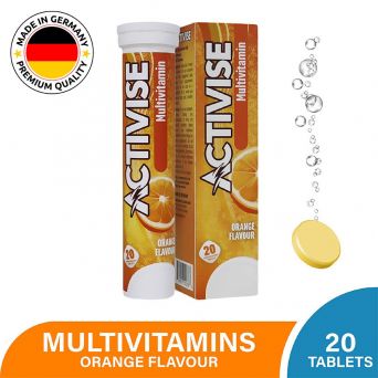 Activise Multivitamin C Effervescent Tablets 13'S Orange