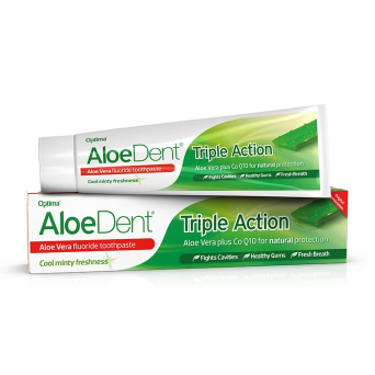 Aloe Dent Total Active Toothpaste W/Ith Fluoride 100ml 718