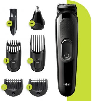 Braun MGK 3220, 6-in-1 Rechargeable Beard Trimmer