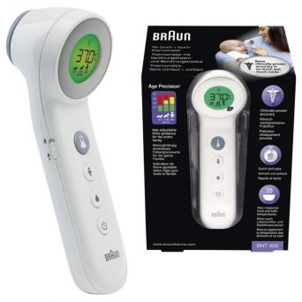 Braun No Touch + Touch Thermometer BNT400 White