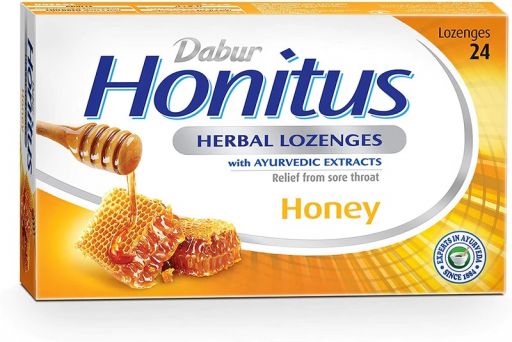 Dabur Honitus Herbal Lozenges Ginger 24's