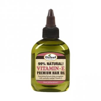 778.1000908 Difeel 99% Natural Blend Vitamin-E Premium Hair Oil 75 ml