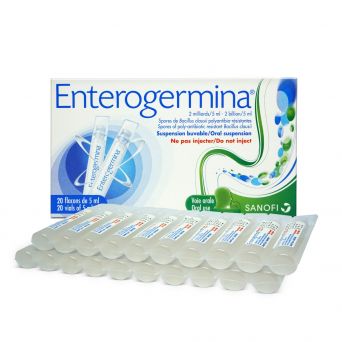 Enterogermina Probiotic Oral Suspension 2 Billion / 5ml 20 Vials