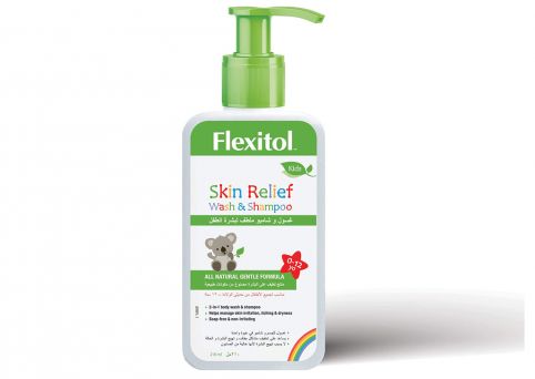 Flexitol Kids Skin Wash & Shampoo 210ml