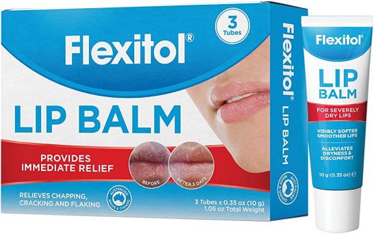 Flexitol Lip Balm 10gr X 3 Tubes