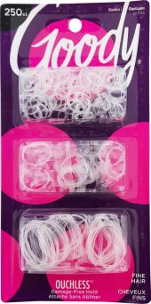 Goody Ouchless Elastics 250Ct 1942196/3000120