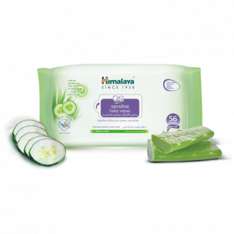 Himalaya Sensitive Baby Wipes 56'S