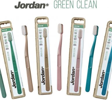 Jordan Green Clean Medium Toothbrush