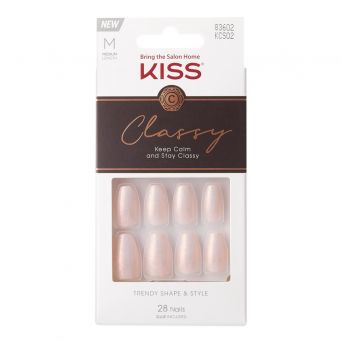 Kiss Classy Nails Medium Length Kcs02C