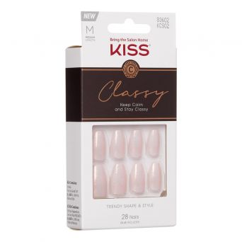 Kiss Classy Nails Medium Length Kcs02C