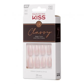 Kiss Classy Nails Medium Length Kcs02C