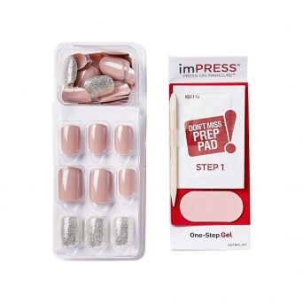 Kiss Impress Short Nails Kim002C One More Chance