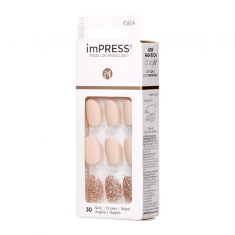 Kiss Impress Short Nails Kim003C Evanesce