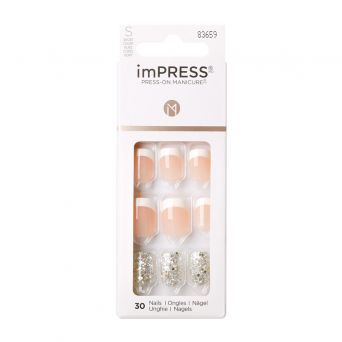 Kiss Impress Short Nails Kim008C Time Slip