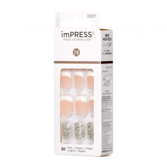 Kiss Impress Short Nails Kim008C Time Slip