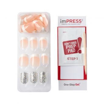 Kiss Impress Short Nails Kim008C Time Slip