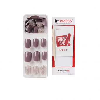 Kiss Impress Short Nails Kim011C Flawless