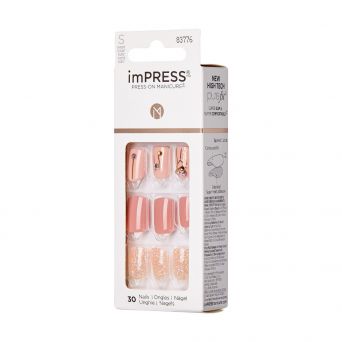 Kiss Impress Short Nails Kim015C Fine Lines